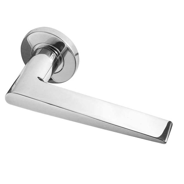 Frelan, JPS360 PSS Meteor lever on rose, Door Handles, Lever Handles On Round Rose