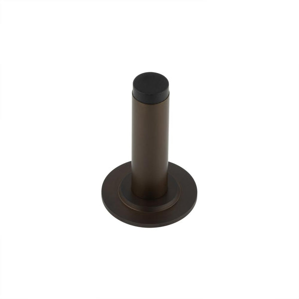 Burlington, Burlington Plain Wall Mounted Door Stops with Stepped Rose, Door Stops, Door Stops