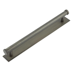 Hoxton, Hoxton Hoxton Thaxted Cabinet Handles 224mm Ctrs Stepped Backplate, Cabinet Hardware, Cabinet Pull Handles