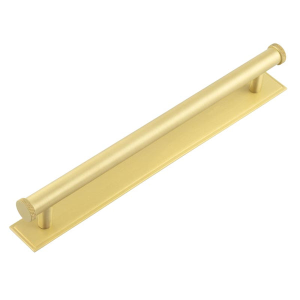 Hoxton, Hoxton Hoxton Wenlock Cabinet Handles 224mm Ctrs Stepped Backplate, Cabinet Hardware, Cabinet Pull Handles