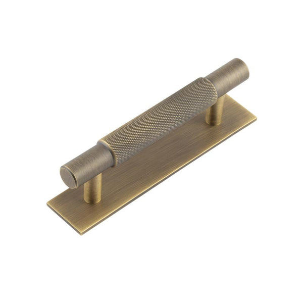 Hoxton, Hoxton Hoxton Taplow Cabinet Handles 96mm Ctrs Plain Backplate, Cabinet Hardware, Cabinet Pull Handles
