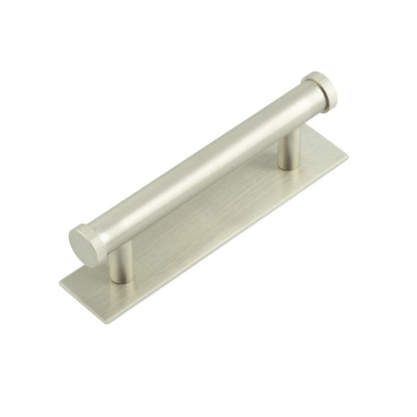 Hoxton, Hoxton Hoxton Thaxted Cabinet Handles 96mm Ctrs Plain Backplate, Cabinet Hardware, Cabinet Pull Handles