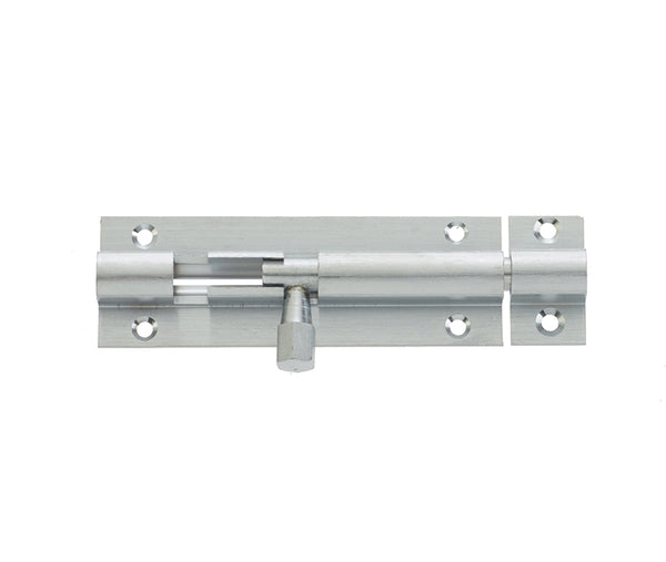 Jedo Brass Straight Barrel Bolts 75x25mm Satin Chrome