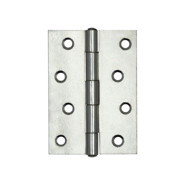 Steel Plain Bearing Butt Hinges 102x76x2mm Zinc Plate