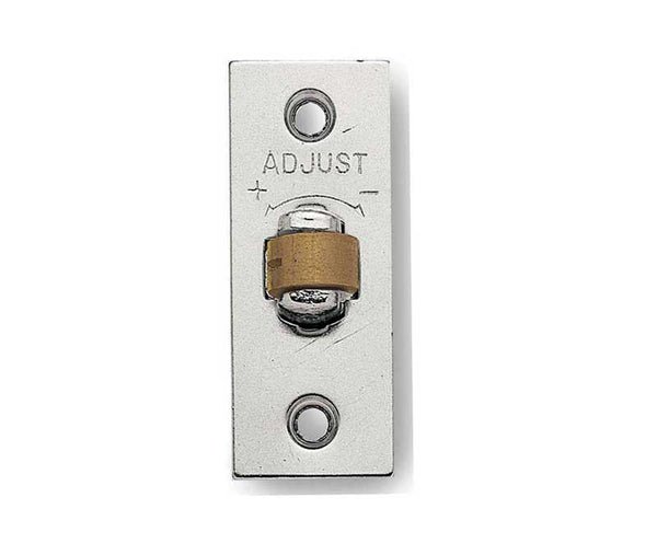 Jedo Adjustable Rollerbolt Catches with Brass Roller 36mm Satin Nickel