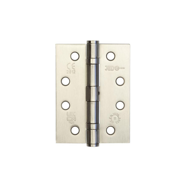 Jedo Grade 11 Steel Ball Bearing Hinges 102x76mm Satin Nickel