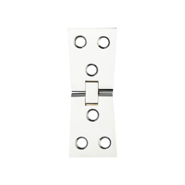Jedo Counter Flap Hinge 99x40x1mm Polished Chrome