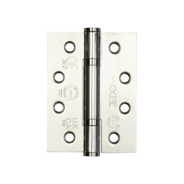 Certifire Stainless Steel Grade 13 Polymer Bearing Hinge 3 Knuckle Polished Stainless Steel