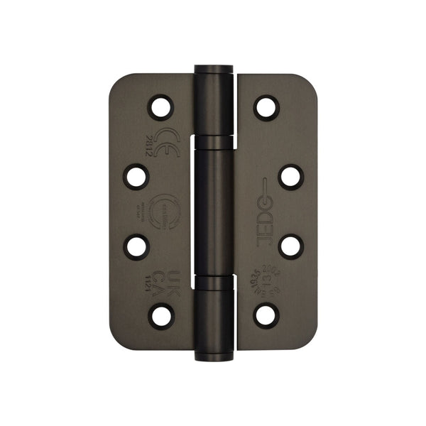 Certifire Stainless Steel Grade 13 Radiused Polymer Bearing Hinges 3 Knuckle (PCK 3) 102x76x3mm Dark