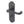 Turnberry Suite Door Handle on Bathroom Plate Black