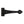 Antique Gate Hinges 225mm Black