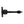 Antique Gate Hinges 230mm Black