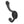 Antique Hat & Coat Hooks 125mm Black
