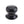 Jedo Porcelain Mortice Door Knobs Black