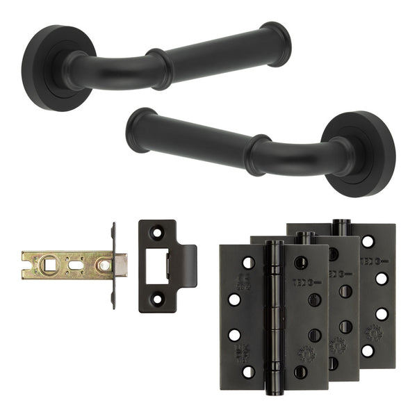 Complete Classic Door Handle Pack - Internal Doors - Black