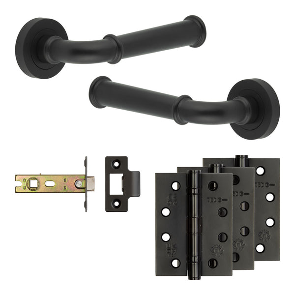 Complete Classic Door Handle Pack - Internal Doors - Black
