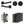 Complete Classic Door Handle Pack - Bathroom - Black