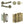 Complete Classic Door Handle Pack - Bathroom - Antique Brass