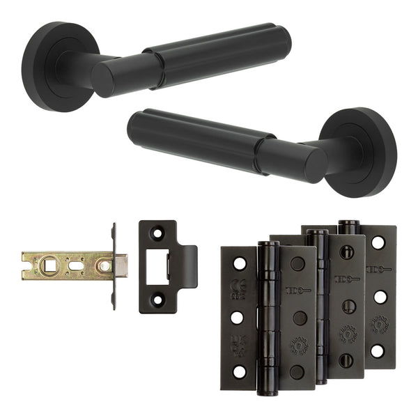 Complete Bloom Door Handle Pack - Internal Doors - Black