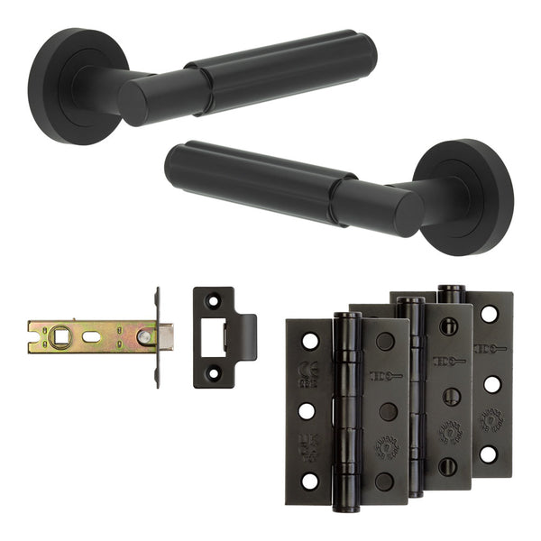 Complete Bloom Door Handle Pack - Internal Doors - Black