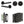 Complete Bari Door Handle Pack - Bathroom - Black