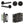 Complete Bari Door Handle Pack - Bathroom - Black