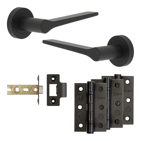 Complete Gio Door Handle Pack - Internal Doors - Black