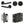 Complete Venice Door Handle Pack - Bathroom - Black