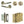 Complete Venice Door Handle Pack - Bathroom - Antique Brass