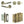 Complete Venice Door Handle Pack - Bathroom - Antique Brass