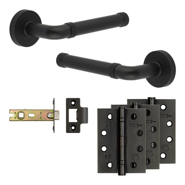 Complete Midtown Door Handle Pack - Internal Doors - Black