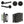 Complete Midtown Door Handle Pack - Bathroom - Black