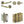 Complete Midtown Door Handle Pack - Bathroom - Antique Brass