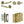 Complete Midtown Door Handle Pack - Bathroom - Antique Brass