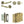 Complete Midtown Door Handle Pack - Bathroom - Antique Brass