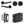 Complete Midtown Door Handle Pack - Bathroom - Black