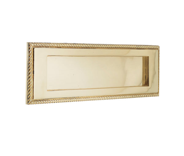 Jedo Georgian Letterplates Polished Brass