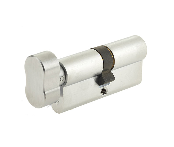 Jedo Euro Profile Cylinders & Turns 80mm Satin Chrome