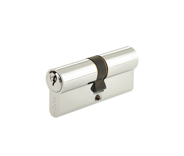 Jedo Euro Profile Double Cylinders to Differ 80mm Polished Chrome