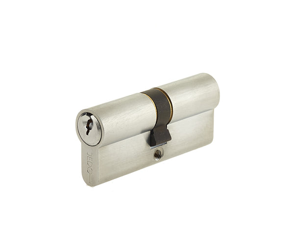 Jedo Euro Profile Double Cylinders to Differ 80mm Satin Chrome
