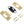Jedo Accessory Packs for Heavy Duty Tubular Latches Brass Finish