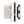 Jedo 78mm Din Bathroom Locks 60mm Backset Black