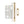 Jedo 72mm Antique Brass Din Euro Deadlock 60mm Backset