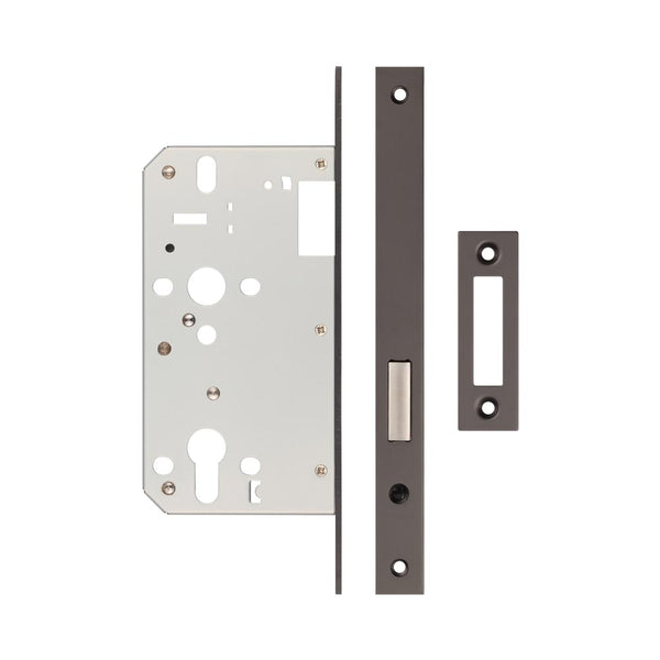 Jedo 72mm Dark Bronze Din Euro Deadlock 60mm Backset
