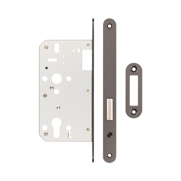 72mm Dark Bronze Din Euro Deadlock Radiused 60mm Backset