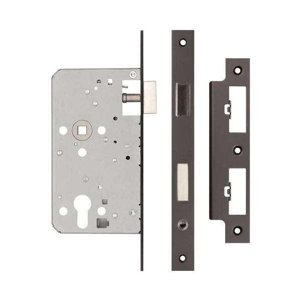 72mm Dark Bronze Din Euro Escape Lock 60mm Backset