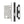 72mm Black Din Euro Escape Lock 60mm Backset