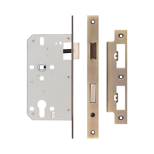 72mm Antique Brass Din Euro Sashlock 60mm Backset
