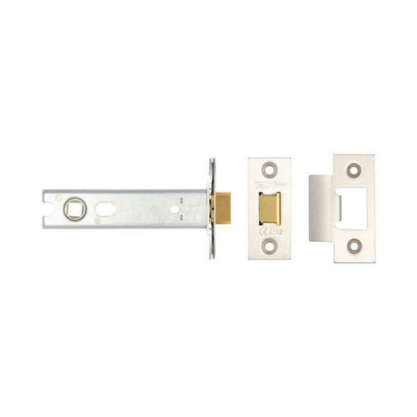 Jedo Heavy Duty Tubular Latches - 45 Degree Short Travel 102mm Satin Stainless Steel