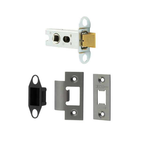 Jedo Heavy Duty Tubular Latches - 45 Degree Short Travel 64mm Gun Metal